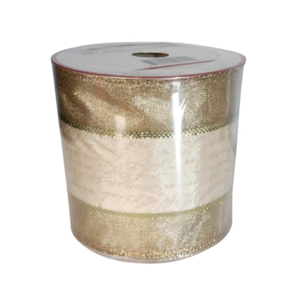 NWT Gold sparkle Ribbon for bow making